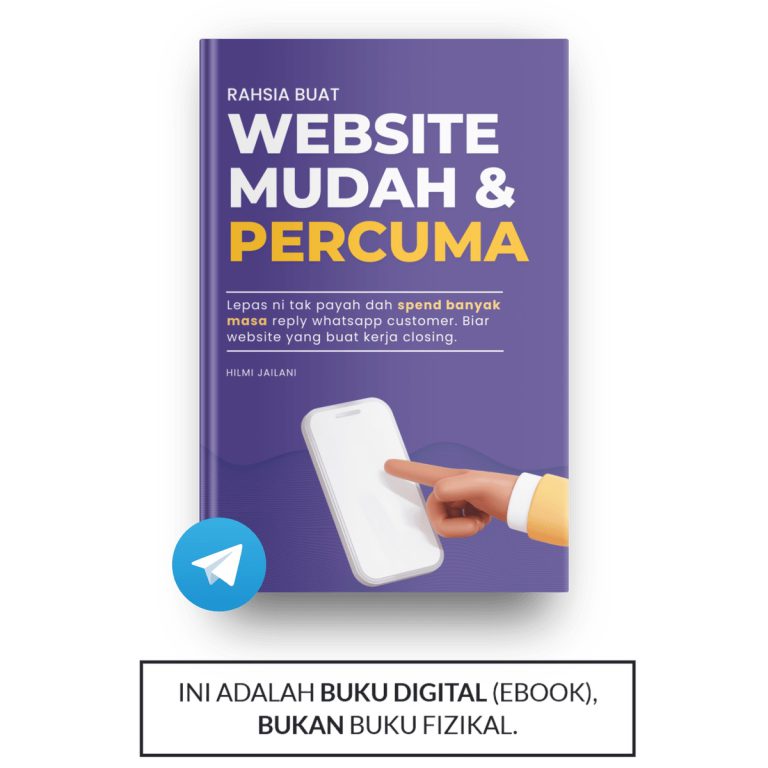 RAHSIA BUAT WEBSITE MUDAH & PERCUMA!